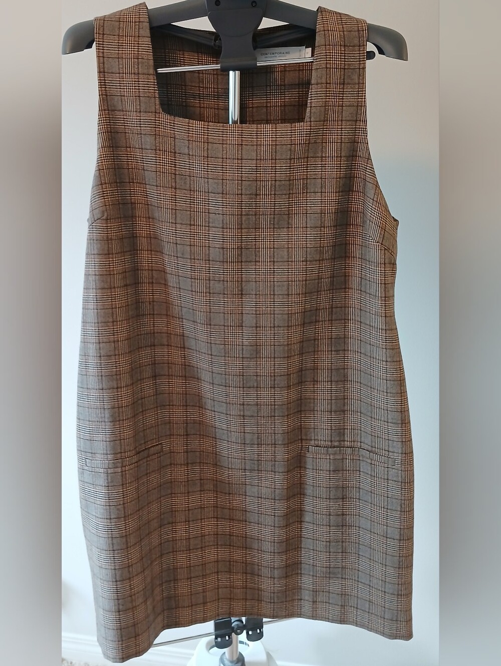 Contemporaine by Simons Plaid Dress Size 16